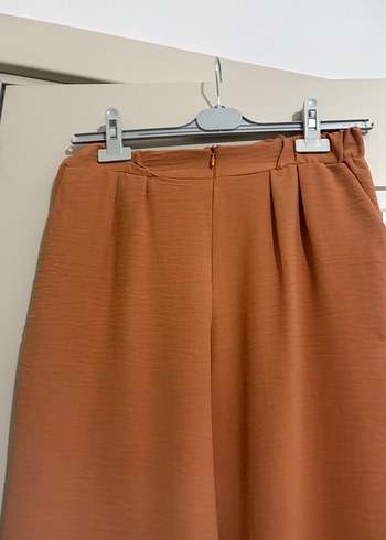 Bej Uzun Kollu Kadın Keten Takım - Görsel 4