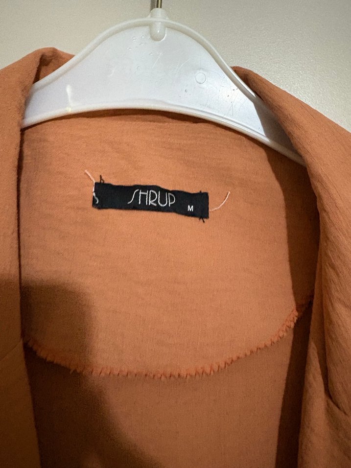 Bej Uzun Kollu Kadın Keten Takım - Görsel 2