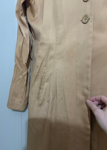 Uzun Kadın Trençkot - Görsel 3