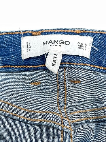 36 Beden mavi Renk Mango Jean / Kot %70 İndirimli.