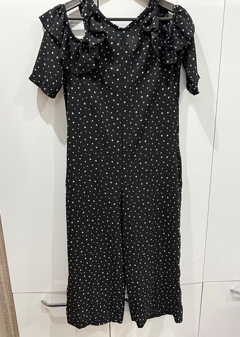 Siyah Puantiyeli Tulum - Görsel 4