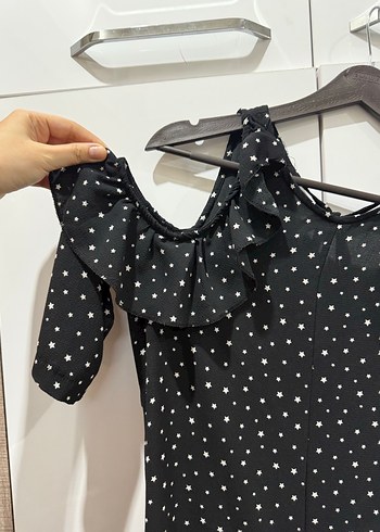 Siyah Puantiyeli Tulum - Görsel 3