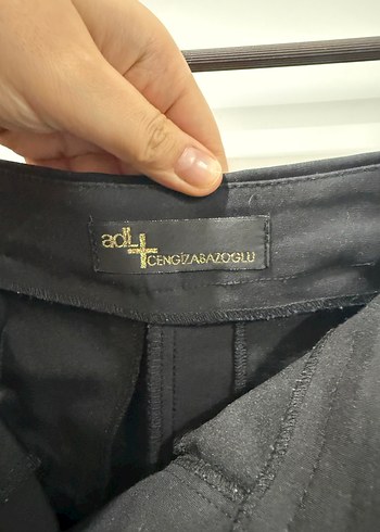 Siyah Kemerli Yüksek Bel Mini Şort - Görsel 9