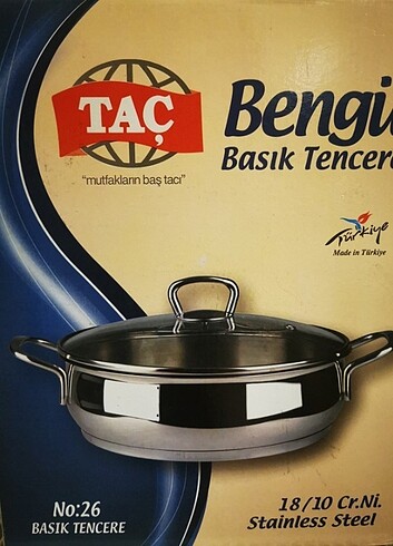 TAÇ Bengü çelik tencere