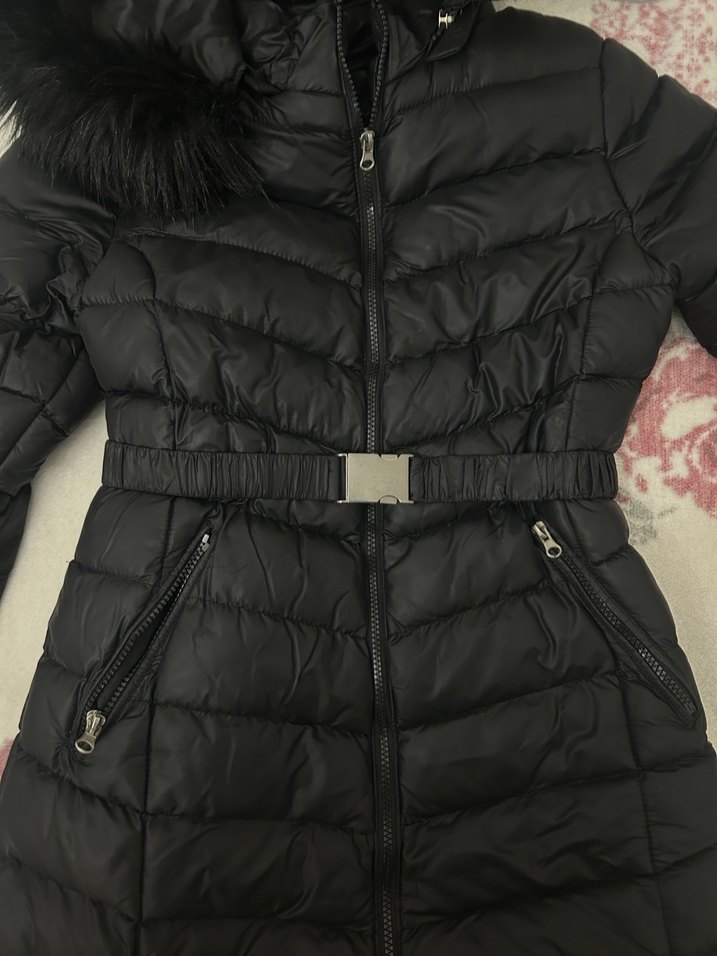 Kadın Uzun Şişme Mont - Görsel 4