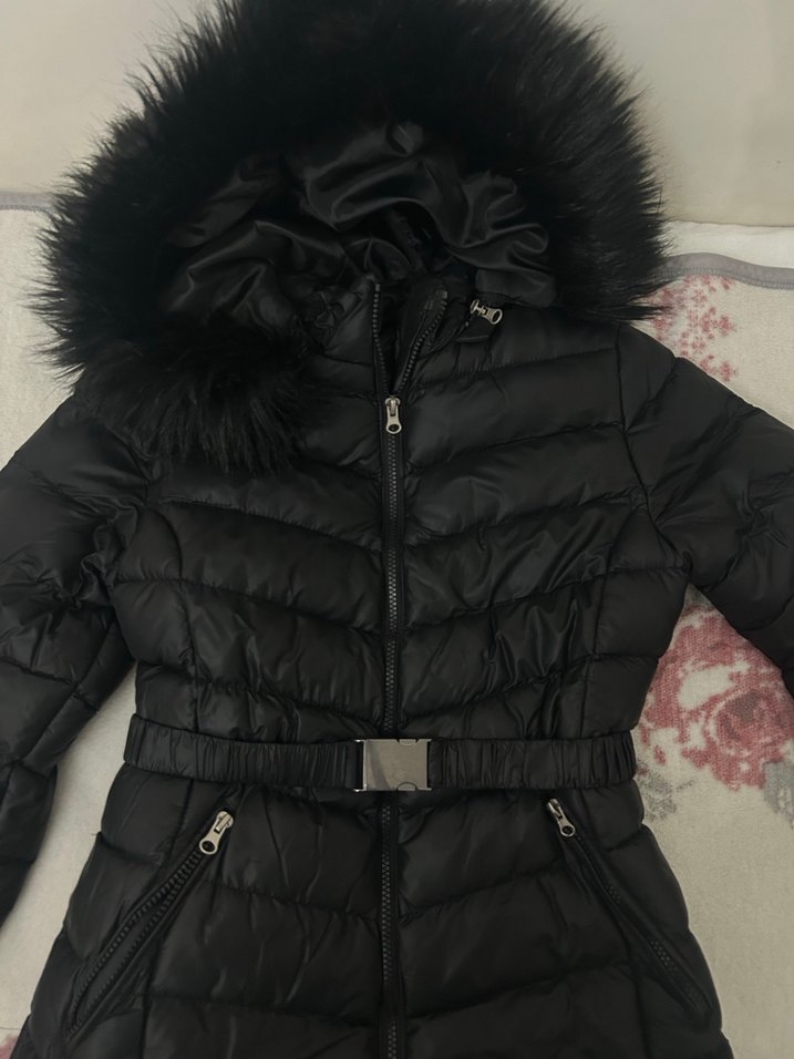 Kadın Uzun Şişme Mont - Görsel 2