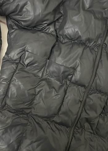 Kadın Siyah Şişme Mont - Görsel 3