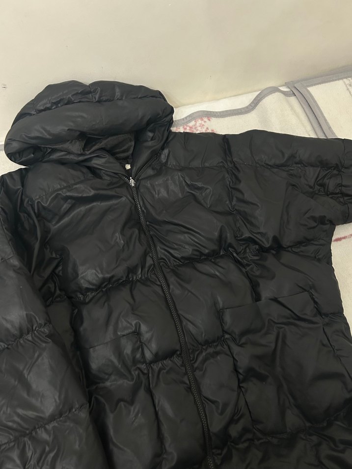 Kadın Siyah Şişme Mont - Görsel 2