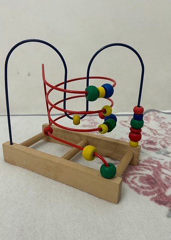 Renkli Ahşap Eğitici Oyuncak - Görsel 2