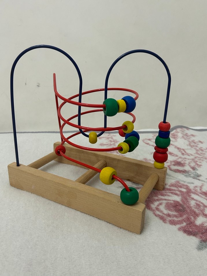 Renkli Ahşap Eğitici Oyuncak - Görsel 2