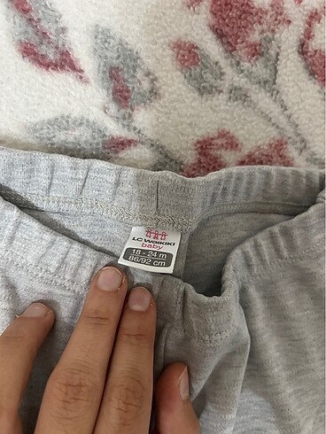 18-24 Ay Beden gri Renk Kız bebek çocuk eşofman