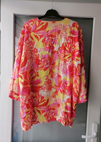 l Beden Renkli Salaş Bohem Kimono