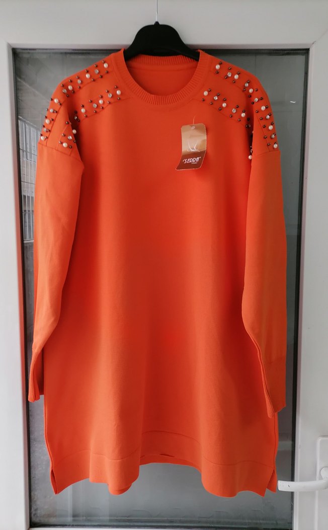 Siyah Uzun Kollu V Yaka Triko Kadın Kazak - Görsel 2