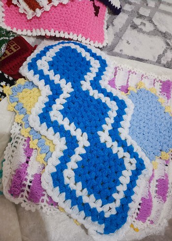 Kırmızı Beyaz Çizgili Banyo lif - Görsel 3