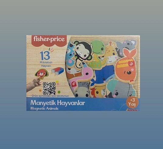 Beden Fisher Price Manyetik Hayvanlar (+3 Yaş)
