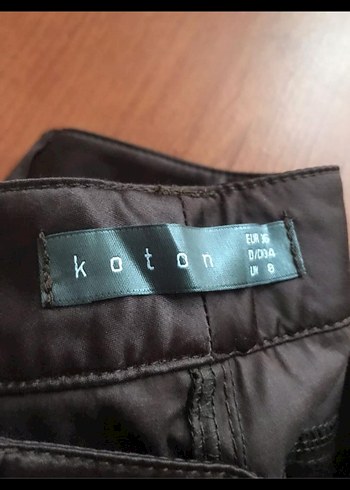 kahverengi Beli Kemerli Kadın Kumaş Pantolon - Görsel 2