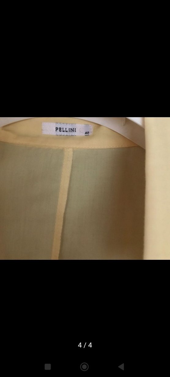 Sarı Mini Kadın Gömlek Düğmeli Nakışlı - Görsel 4