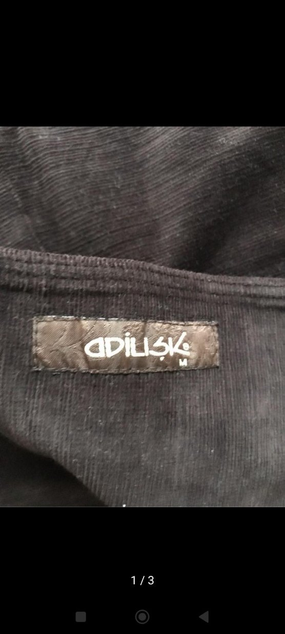 Siyah Süet Kemerli Midi Kalem Etek - Görsel 2