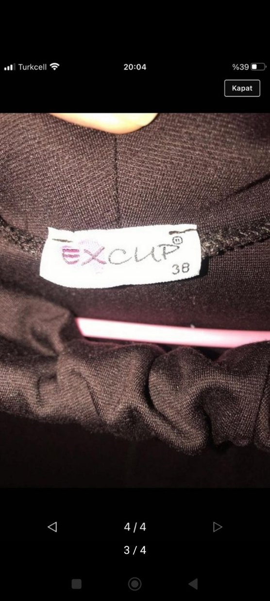 Uzun Kollu Siyah Gotik Kadın Tunik - Görsel 3