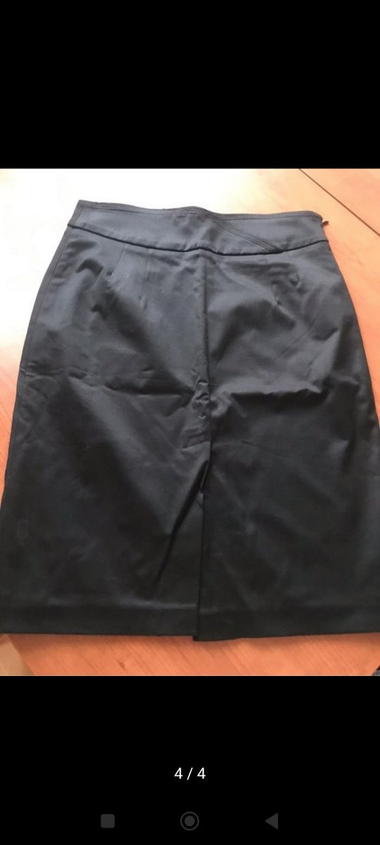 Siyah Midi Kalem Etek Kemerli Ofis Şıklığı - Görsel 2