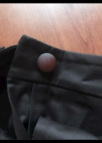 Ekol Kahverengi Kadın Kemerli Kumaş Pantolon - Görsel 2