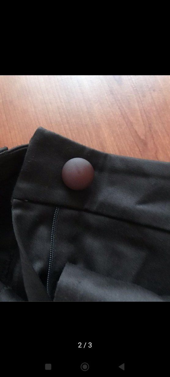 Ekol Kahverengi Kadın Kemerli Kumaş Pantolon - Görsel 2