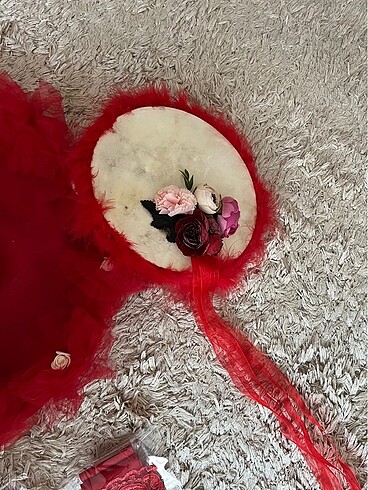 s Beden kırmızı Renk Kına seti