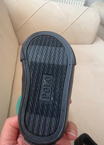 Erkek Çocuk Siyah Cırt Cırtlı Spor Ayakkabı - Görsel 4