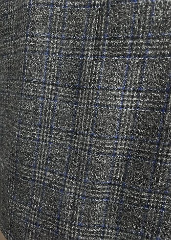 Abdullah Kiğılı Gri Ekose Desenli Erkek Takım Ceketi - Görsel 6