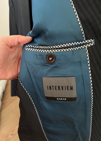 Koyu lacivert Erkek Ofis Takım Elbise - Görsel 3