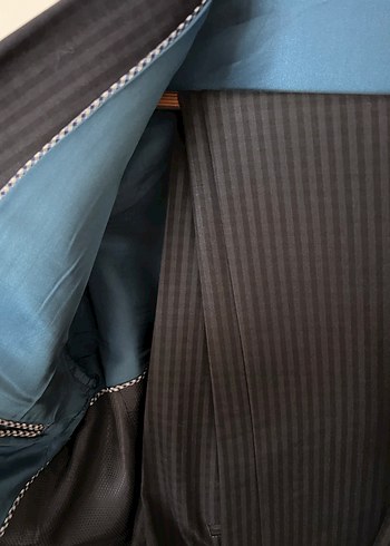 Koyu lacivert Erkek Ofis Takım Elbise - Görsel 5