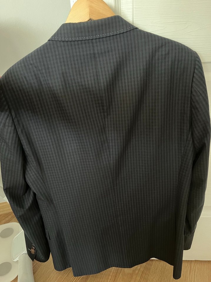 Koyu lacivert Erkek Ofis Takım Elbise - Görsel 2