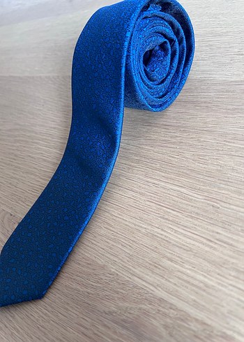 Sarar Desenli Mavi Erkek Kravat - Görsel 2