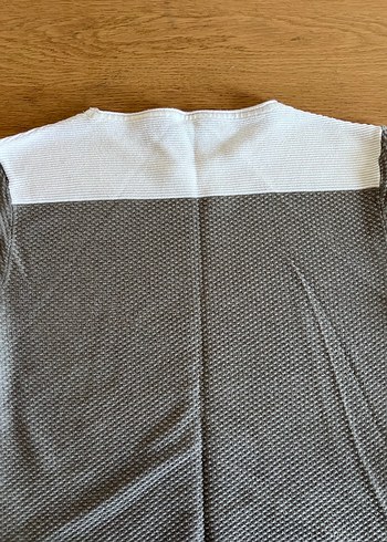 Gri Erkek Örgü Pamuklu Sweatshirt - Görsel 4