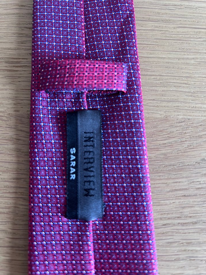 Mor Noktalı Erkek Kravat - Görsel 4