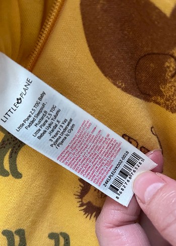 Renkli Baskılı Sarı Bebek Tulum - Görsel 3