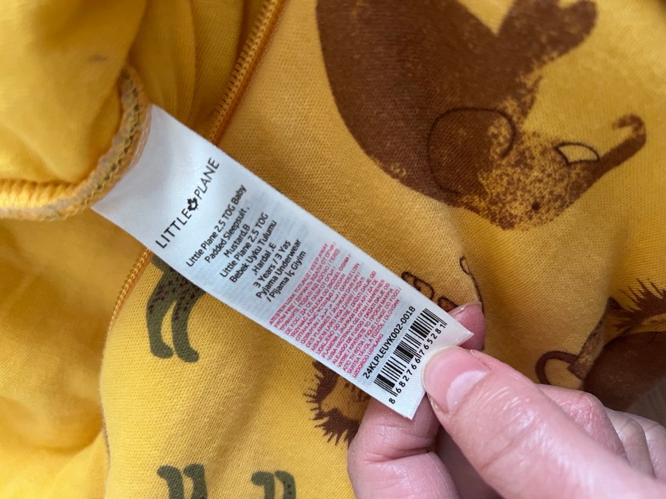 Renkli Baskılı Sarı Bebek Tulum - Görsel 3