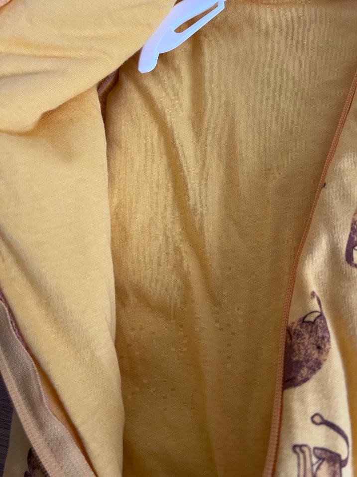 Renkli Baskılı Sarı Bebek Tulum - Görsel 4