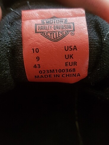 43 Beden siyah Renk Hareket Davidson erkek ayakkabı