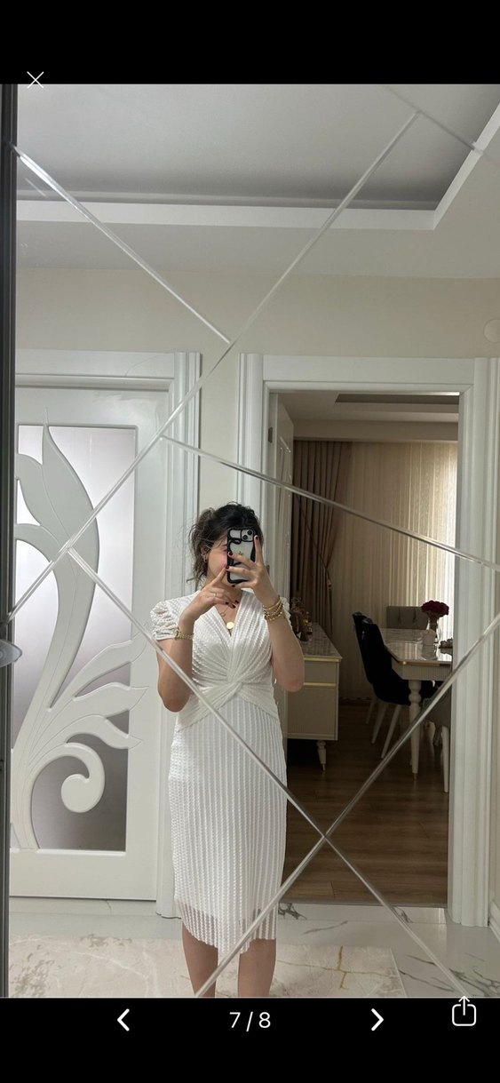 Beyaz elbise - Görsel 2