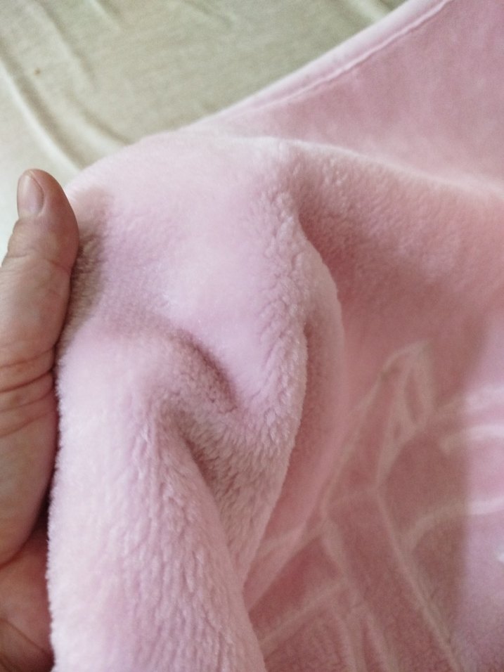 Nakışlı Pembe Bebek Battaniyesi - Görsel 2