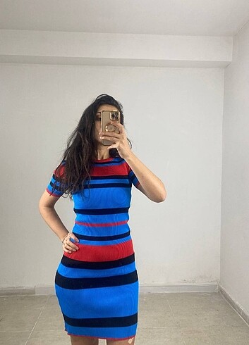 Triko elbise - Görsel 8