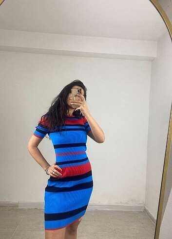 Triko elbise - Görsel 9