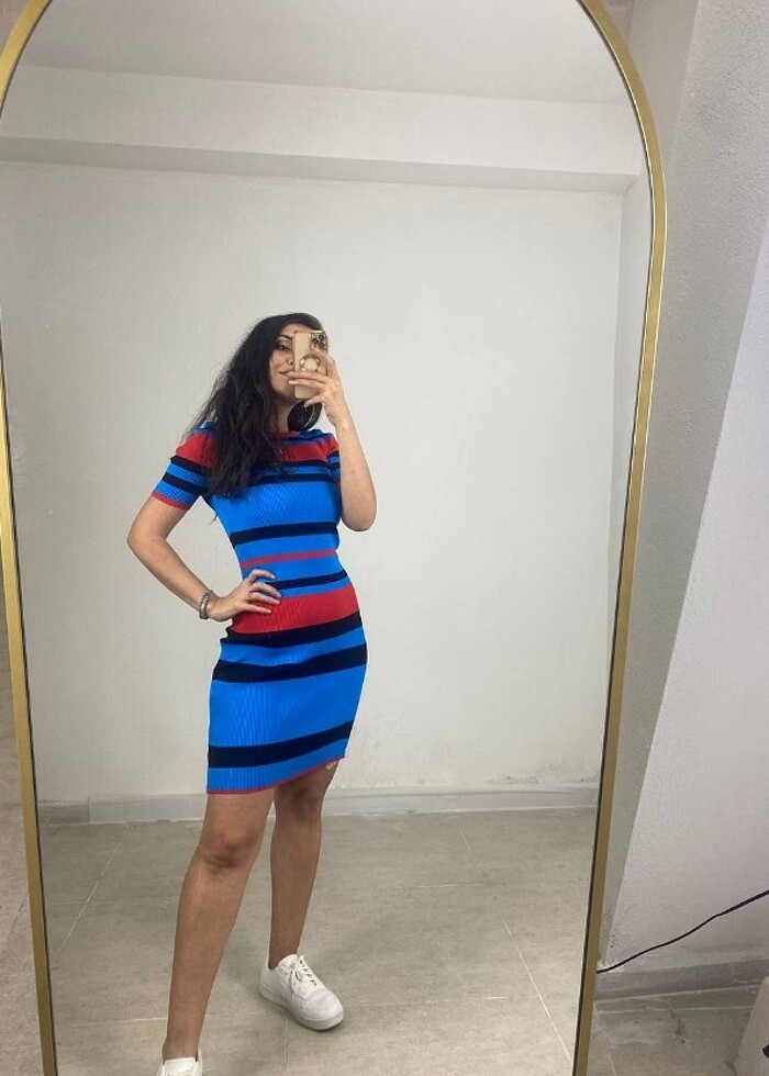 Triko elbise - Görsel 4