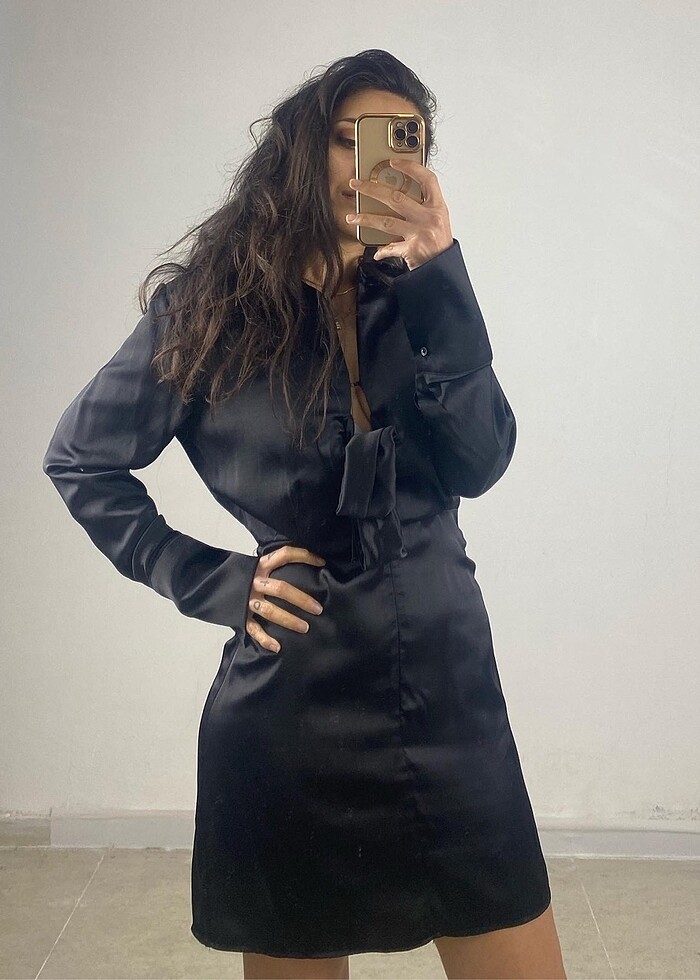 Zara model elbise - Görsel 3