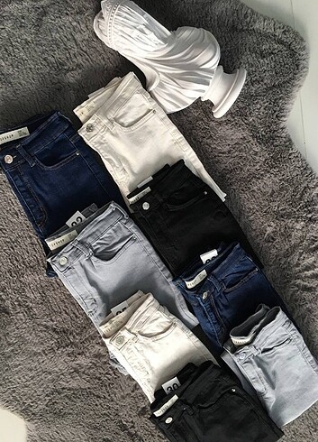 Yüksek bel likralı skinny kot pantolon - Görsel 5