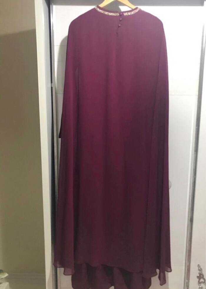 Pelerinli elbise - Görsel 3