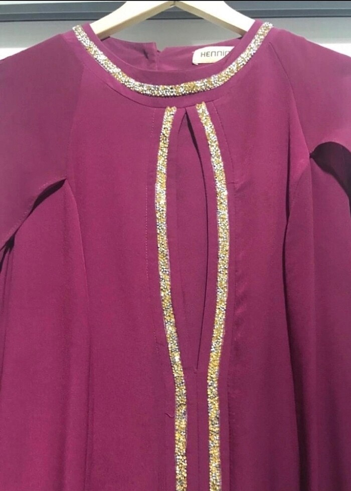 Pelerinli elbise - Görsel 5