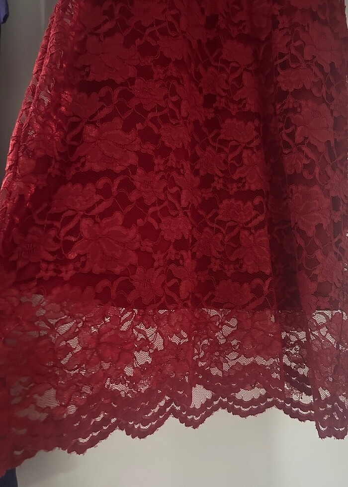 Dantel elbise - Görsel 4