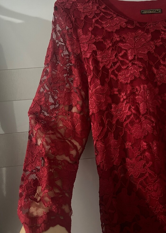 Dantel elbise - Görsel 5